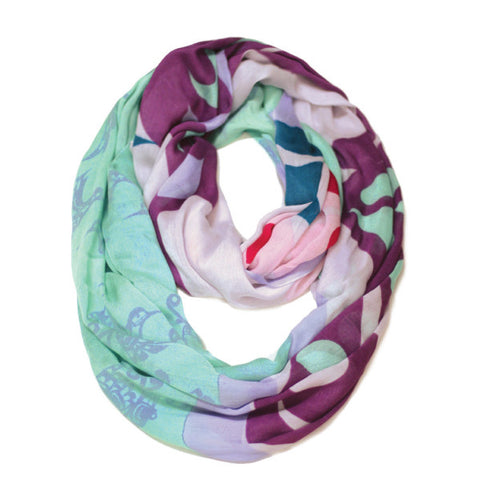 Viscose Infinity Scarf - Hummingbird (BCSCARF25)