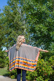 Native Wool Poncho (PNC-PK/GR)