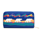 Zip Around Wallet - Polar Bears (2153)