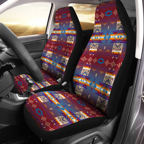 Car Seat Cover - Burgundy Gradient (CSVR-BURGR)