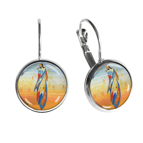 Dome Glass Earrings - Not Forgotten (5800)