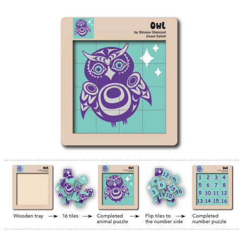 Double-Sided Wooden Tile Puzzle (WTP103)