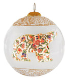 Glass Ornament - Spring Bear (9443)