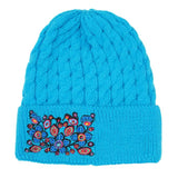 Embroidered Tuque - Flowers and Birds (9543)