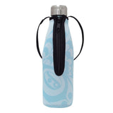 Stainless Steel Bottle with Sleeve - Peace, Love & Happiness (4555)