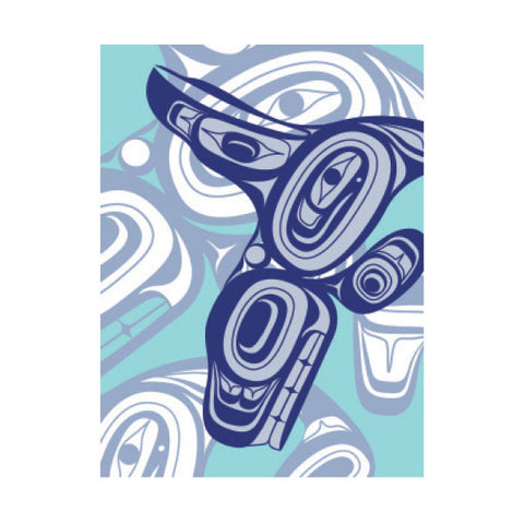 Blank Card - Whale (FC63)