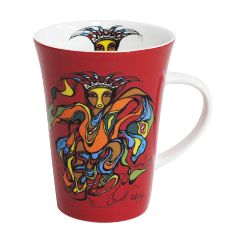 Fine Porcelain Mug - Pow Wow Dancer (9278)