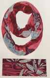 Viscose Infinity Scarf - Raven Feathers (BCSCARF16)