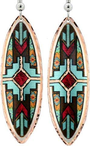 Native Design Copper Earrings (CSJ14)