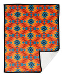 Plush Blanket - Throw (THR-GEO10-ORG)