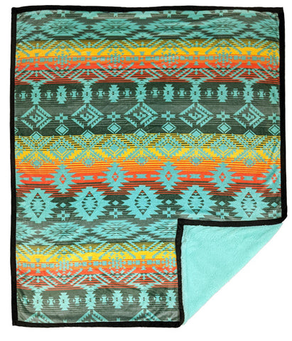 Plush Blanket - Throw (THR-GEO8-CG)