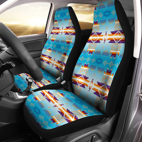 Car Seat Cover - Turquoise Gradient (CSVR-TBGR)