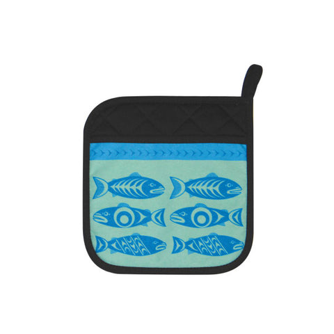 Potholder - Salmon in the Wild (KHDS)