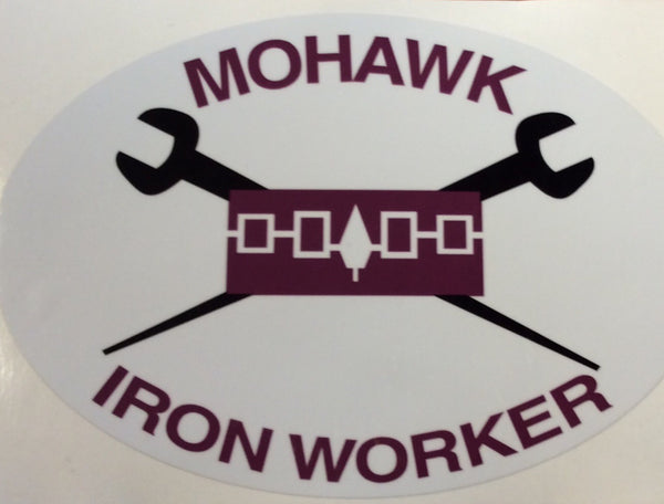 Decal - “Mohawk Ironworker” – Iron Horse Wear House