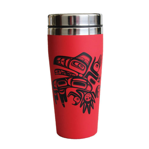 Matte Travel Mug - Running Raven (TMMGR)