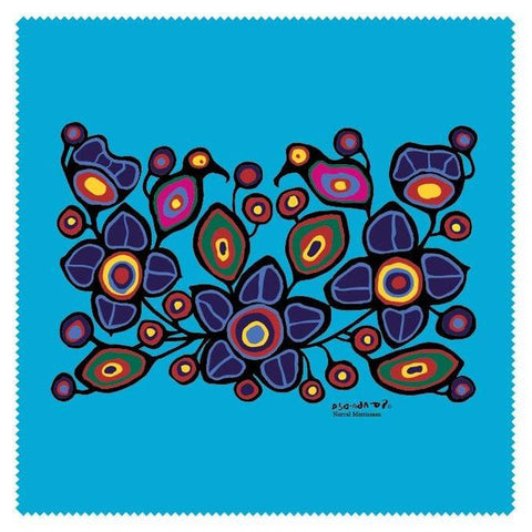 Microfibre Glass Cleaner - Flowers and Birds (3319)