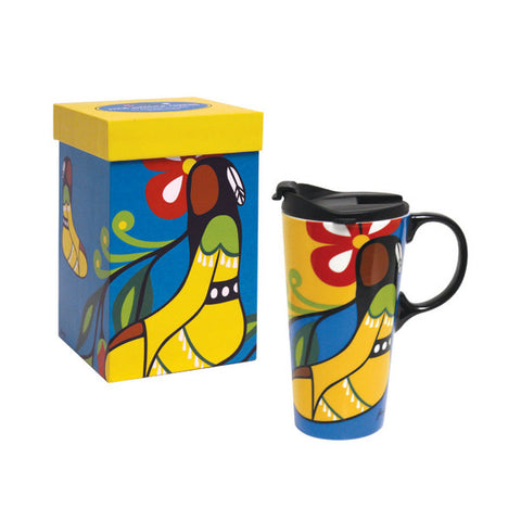 Ceramic Travel Mug - Her Jingle Dress (PFC20)