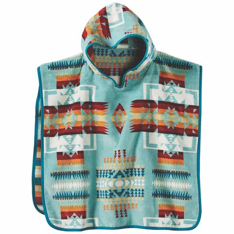 Pendleton Kids Hooded Towel - Aqua
