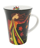 Fine Porcelain Mug - Leaf Dancer (9206LE1)