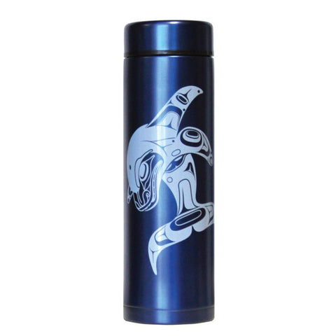Insulated Tumbler with Strainer - Whale (TBRW)