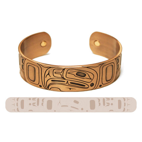 Copper Brushed Bracelet - Eagle (CBR4)