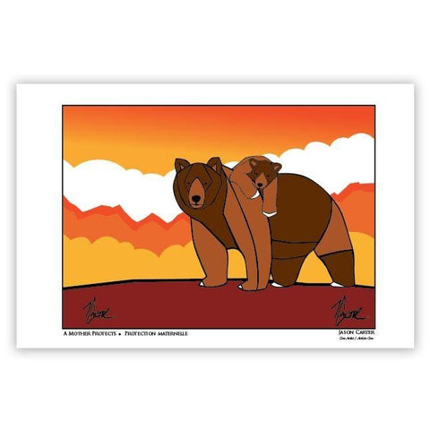 Blank Card - A Mother Protects (3511)