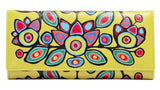 Native Fashion Wallet - Floral On Yellow (2066)