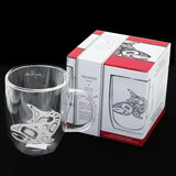 Double Wall Glass Mug - Salmon (4502)