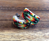 Peyote Stitch 2cm Hoop Earrings (BHL-001)