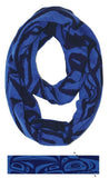 Knitted Circle Scarf - Wolf Clan (KCS16)