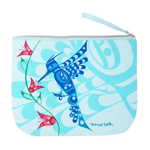 Eco Zip Pouch - Peace, Love & Happiness (6067)