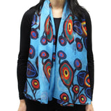 Cape Scarf - Flowers and Birds (18060)