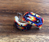 Peyote Stitch 2cm Hoop Earrings (BHL-001)