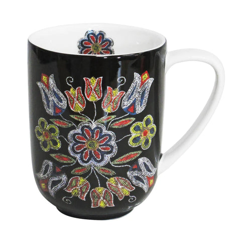 Fine Porcelain Mug - Silver Threads (9279)