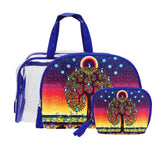 Native Fashion 3pc Cosmetic Bag Set - Tree of Life (6173)