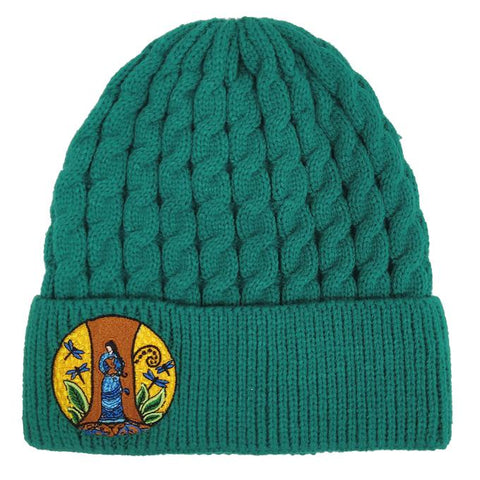 Embroidered Tuque - Strong Earth Woman (9549)