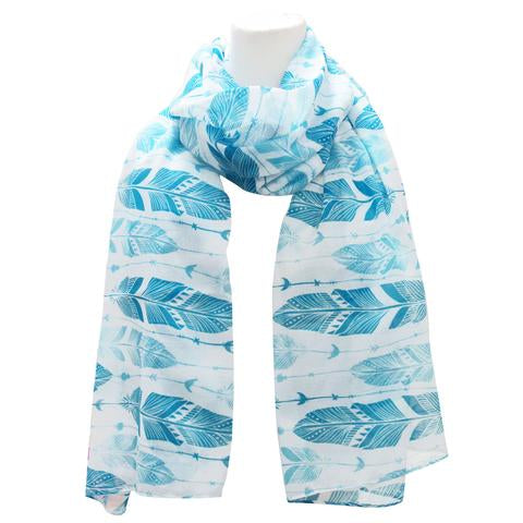 Polyester Scarf - Aqua (18039)