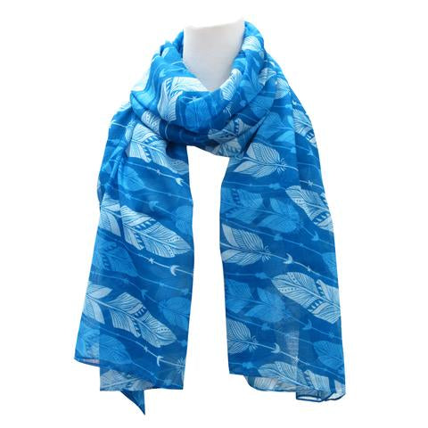 Polyester Scarf - Blue (18040)