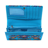 Native Fashion Wallet - Flowers and Birds (2096)