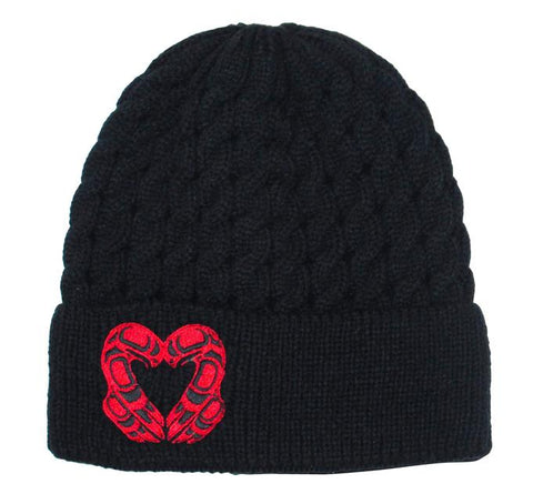 Embroidered Tuque - Eagle Heart (9541)