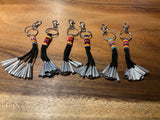 Jingle Fringe Keychain w/ Beadwork