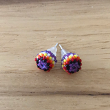 Beaded Stud Earrings (BDE-E01)