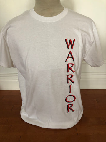 T-Shirt: “Warrior” (White)