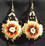 Beaded Turtle Earrings