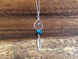 Teardrop Sterling Silver Necklace (PMSS23-P)