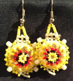 Beaded Turtle Earrings