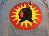 T-shirt: Warrior - Round Print (Grey)