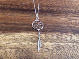 Dreamcatcher Sterling Silver Necklace (PMSS21-P)