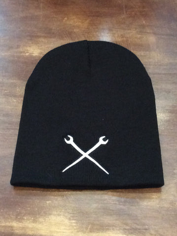 Embroidered Tuque - Wrenches (Black)