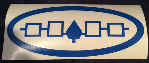 Decal - Ford Symbol with Confederacy